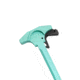 Tiger Rock AR-15 Tactical TALON Style Charging Handle w/Oversized Latch, Non-Slip, Robins Egg, Small, CHR2-RGB-LATCH-03