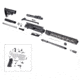 Tiger Rock AR Rifle Build Kit BCG LPK and Stock Kit, .300 AAC Blackout, 24in, 16in Barrel, HBAR, Carbine, 1x8 Twist, 5/8x24 Thread, 15in M-Lok Handguard, Compensator, Nitride, Anodized, Black, RK300-15ML-NL