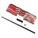 Tiger Rock AR-300 Patriotic Engraving w/ 300 ACC Blackout Ejection Port Cover, Red, Small, EDC-P300-R