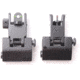 Tiger Rock Fiber Optics Flip Up Front &amp; Rear Sights with Red and Green Dots, RS008RC#