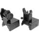 Tiger Rock Mini Top Mounted Deployable Front and Rear Sight, Black, RS051