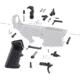 Tiger Rock AR-15 Lower Parts Kit w/ Standard Grip &amp; Trigger Guard, Black, LPK-17
