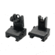 Tiger Rock Mini Top Mounted Deployable Front and Rear Sight, Black, RS008