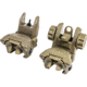 Tiger Rock Tactical Polymer Top Mounted Deployable Front and Rear Sight, Tan, RSPOL-T