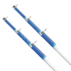 Tigress 15' Telescoping Fiberglass Outrigger Poles - 1-1/8&quot; O.D. - White/Blue - Pair 63229