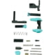 Timber Creek AR Lower Parts Kit, AR-15, Robin's Egg Blue, Aluminum, ARLPKRE