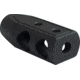 Timber Creek 9mm Heart Breaker Muzzle Brake, 1/2-28 Threads, Cerakote Black, 9MM HB BL C