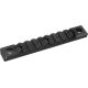 Timber Creek M-Lok 9 Slot Quick Disconnect Picatinny Rail, Black, M 9S QD PR BL