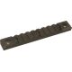 Timber Creek M-Lok 9 Slot Quick Disconnect Picatinny Rail, Flat Dark Earth, M 9S QD PR FDE