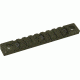 Timber Creek M-Lok 9 Slot Quick Disconnect Picatinny Rail, OD Green, M 9S QD PR OD