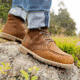 Timberland Redwood Falls Waterproof Moc-Toe Boot - Mens, Saddle, 9, Medium, TB1A2EDRF1309000M