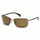 Timberland TB9009 Sunglasses - Shiny Dark Bronze Frame Color