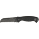 Timberline Knives 18-Delta Fold Knife, Partially serrated drop point blade, Textured black G-10 handle TM7870