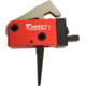 Timney Triggers AR PCC 2 Stage Straight Shoe Trigger, STRAIGHT 2+2LB, Pistol Caliber Carbine Fits all calibers in PCC, .40, .45, 9mm, Red, Actual, 682-ST