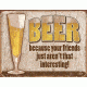 Tin Signs Beer Your Friend Tin Sign TSN1767