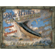Tin Signs Blue Water Charters Tin Sign, TSN1871