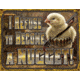 Tin Signs Chicken Nugget Refusal, 12.5 x 16, 2212