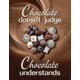 Tin Signs Chocolate Undersds Sign, 12.5in X 16in, 2269