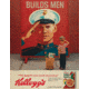Tin Signs Kelloggs Builds Men