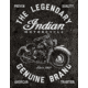 Tin Signs Legendary Indian Motorcycle