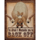 Tin Signs Yosemite Sam, 16in X 12.5in, 1905