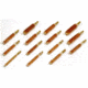 Tipton 22 Caliber Handgun Bronze Bristle Bore Brushes, Bag of 10 356062