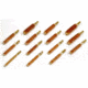 Tipton 270 Caliber Rifle Bronze Best Bore Brush, Shelf Pack of 3