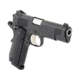 Tisas 1911 Carry B45B Semi Auto Pistol, .45 ACP, 4.25 inch Barrel, Adjustable, Black, Aluminum, Grey, 8 Round Capacity, 10100102