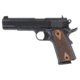 Tisas USA 1911A1 Stakeout, Single Action Only, Semi-automatic, Metal Frame Pistol, Full Size, 45ACP, 5 in Barrel, Tenifer QPQ Finish, Black, Checkered Wood Grips, Brass Bead Front Sight, Round Hammer, 8 Rounds, 2 Magazines, 10100516