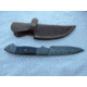 Titan 15N20/1095 Damascus Steel Fixed Knife, TD-005, Bull Horn, Bolster Handle, 4.1in. Blade TDK-5