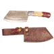 Titan 15N20/1095 Damascus Steel Hatchet, TD-015, Micarta, Camel Bone, Damascus Bolster Hand, 4.8in. Blade TDK-15
