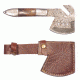 Titan 15N20/1095 Damascus Steel Hatchet, TD-016, Damascus Bolster, Walnut Wood Handle, 3.1in. Blade TDK-16