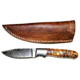 Titan Damascus Fixed Blade Knife 7.3in TD-102, TDK-102