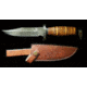 Titan Damascus Fixed Blade Knife 8.3in TD-098, TDK-98