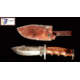 Titan Damascus Fixed Blade Knife 8in TD-105, TDK-105