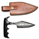 Titan Damascus Steel Fixed 6in Blade Knife TD-033, TDK-33