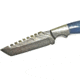 Titan International Knives Damascus Steel Tanto Blade By Titan Death-Wish - Tactical Knife, 10.5in Overall TD-210