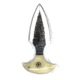 Titan International Knives Push Dagger Knife, 2.5in, Carbon Steel, Dagger, Camel Bone, TCK-50