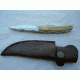 Titan J2 Japanese Steel Fixed Knife, TJ-017, Camel Bone Handle, 4in. Blade TJK-17
