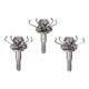 Titan Ninja Small Game Archery Point, 3 Pack, Silver, 100 Grain, 147