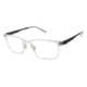 TLG NU030 Progressive Prescription Eyeglasses - Frame CARBON CLEAR, Size 51/20mm LYNU03003