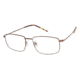 TLG NU038 Progressive Prescription Eyeglasses - Frame MATTE BROWN, Size 54/17mm LYNU03802