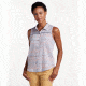 Toad&amp;Co Airbrush Women's Sleeveless Deco Shirt, Lilac Stripe, Large T1212700-500-L