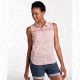 Toad&amp;Co Airbrush Women's Sleeveless Deco Shirt, Guava Stripe, Large T1212700-668-L