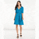 Toad&amp;Co Cue Wrap Cafe Short Sleeve Dress, Deepwater, Extra Small T1772808-421-XS