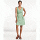 Toad&amp;Co Cue Wrap Sleeveless Dress, Agave Batik Dot Print, Large T1772801-305-L