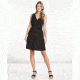 Toad&amp;Co Cue Wrap Sleeveless Dress, Black, Extra Large, T1772801-100-XL