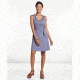 Toad&amp;Co Cue Wrap Sleeveless Dress, Blueberry Batik Dot Print, Extra Large, T1772801-424-XL