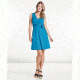 Toad&amp;Co Cue Wrap Sleeveless Dress, Deepwater, Extra Small T1772801-421-XS