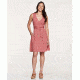 Toad&amp;Co Cue Wrap Sleeveless Dress, Guava Wave Print, Medium T1772801-670-M